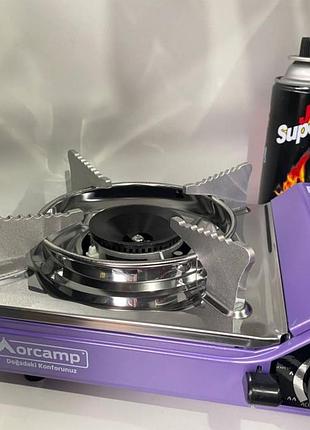 Газовая плита aorcamp ck-506 + баллон в подарок
