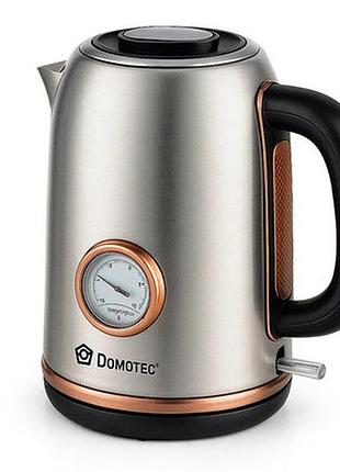 Якісні електрочайник domotec ms-7849 2200 вт, електричний чайник, вишуканий чайник ek-29