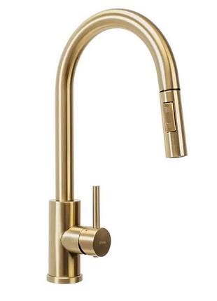 Смеситель для кухни rea fresh brushed gold (rea-b9148)