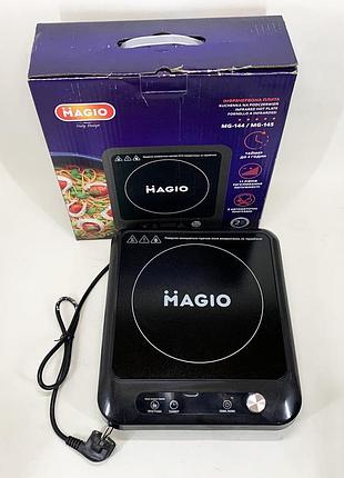 Інфрачервона електронна плита magio mg-145 2000 вт, портативна плита для готування na-40