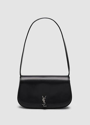 💎 saint laurent voltaire in box black/silver 21 х 12 х 4 см