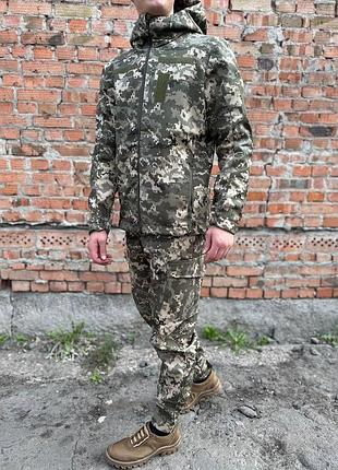 Костюм пиксель софтшелл v2