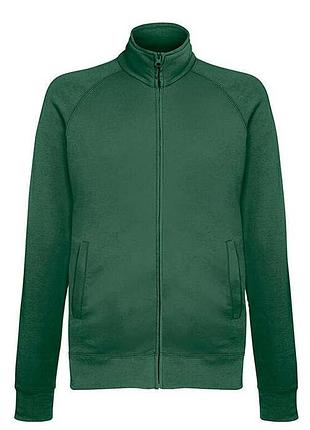 Кофта мужская на молнии lightweight jacket s 38 темно-зеленый