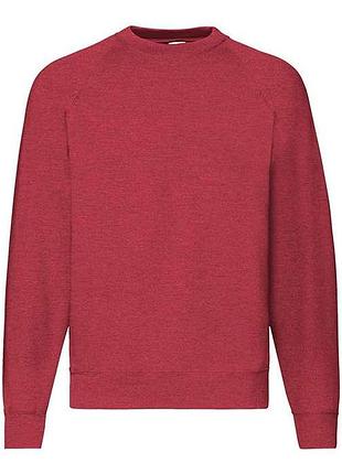 Реглан чоловічий classic raglan 2xl vh червоний меланж