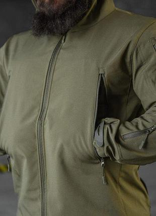 Тактический костюм soft shell олива 5