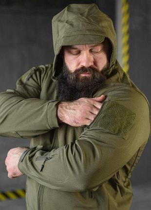 Тактический костюм soft shell олива 6