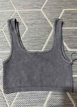 Топ в рубчик zara