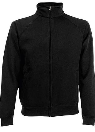 Кофта мужская на замке classic jacket s 36 черный