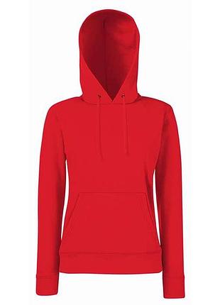 Женская толстовка с капюшоном classic hooded m 40 красный