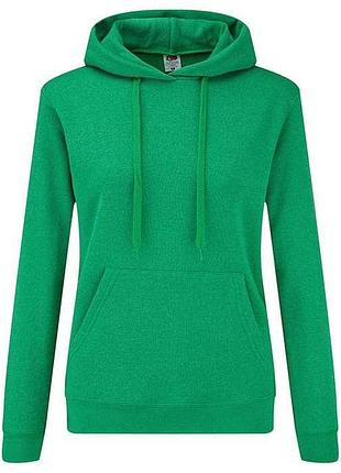 Женская толстовка с капюшоном classic hooded m rx зеленый меланж