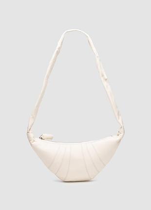 💎 lemaire small croissant bag white 34 х 16 х 5 см