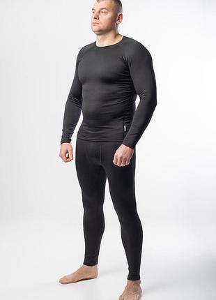 Мужская термобелье termoline level i, black (черный) xxxl