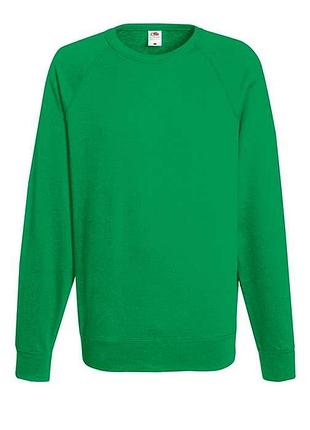 Свитшот мужской lightweight raglan s 47 ярко-зеленый