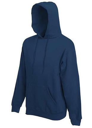 Чоловіча толстовка з капюшоном classic hooded 2xl 32 темно-синій