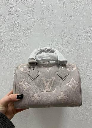 💎 louis vuitton speedy bandoulière 20 brume / quartz 20 х 13.5 х 10 см