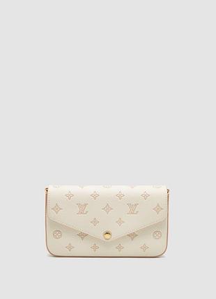 💎 louis vuitton félicie pochette bag bicolor eden 21 х 12 х 3.5 см