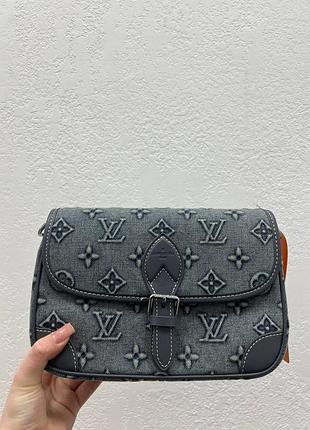 💎 louis vuitton diane bag denim 24.5 х 16.5 х 9.5 см