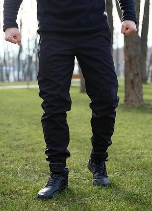 Брюки мужские soft shell "basic" intruder черные всегда в наличии ✅