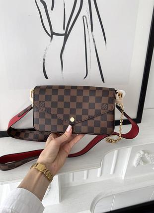 Louis vuitton felicie pochette brown