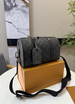 Louis vuitton keepall 27 monogram eclipse canvas