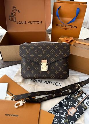 Louis vuitton pochette metis brown 24х18х7