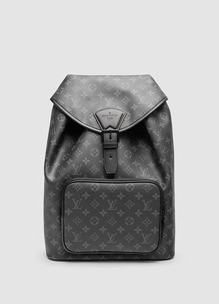 💎 louis vuitton montsouris backpack monogram eclipse grey 31 х 42 х 18 см
