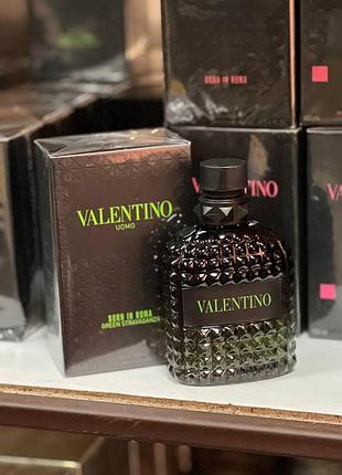 Valentino uomo born in roma green stravaganza 💚
