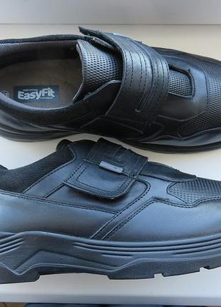 Кожаные мужские туфли от easy fit . размер 45