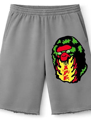 Мужские оверсайз шорты bape l