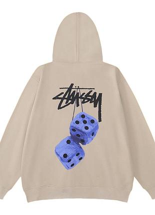 Мужской худи на флисе stussy m