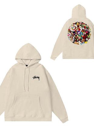 Мужской худи на флисе stussy xs