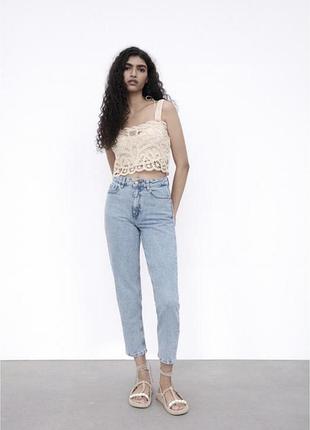Прямі  джинси zara