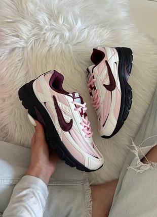Кроссовки nike initiator pink black burgundy арт 0407