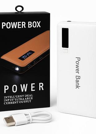 Портативное зарядное устройство павербанк 50000 mah 3хusb power bank smart tech white pv-91