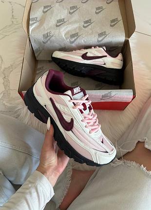 Кроссовки nike initiator pink black burgundy арт 0407