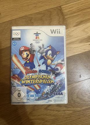 Mario & sonic at the olympic winter games для nintendo wii pal