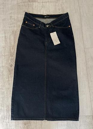 Джинсова юбка zara