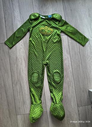 Карнавальный костюм для мальчика геко гекко pj masks, герои в масках pgmasks, возраст 3-4 года.