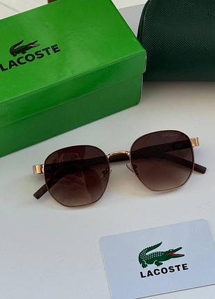 🔥очки унисекс. lacoste на среднее лицо ▶️оправа: металлическая ✌линзы: поликарбонат защита: uv400 салфетка мешочек коробочка женские мужские