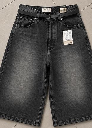 Чоловічі джинсові шорти baggy pull&bear super baggy