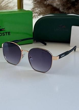 🔥окуляри унісекс lacoste оправа: металева лінзи: полікарбонат захист: uv400 серветка мішечок жіночі чоловічі сонцезахисні окуляри на літо
