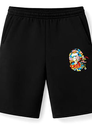 Мужские оверсайз шорты bape xl