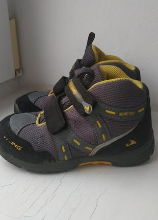 Демисезонные термо ботинки viking gore-tex 28р. 18 см.