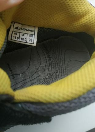 Демисезонные термо ботинки viking gore-tex 28р. 18 см.8 фото