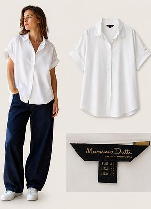Женская рубашка топ massimo dutti p 42( 52-54)