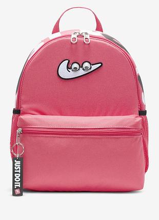Оригинальный детский мини рюкзак nike nk brsla jdi mni bpk-swooshy fz7259-629 сша новое состояние
