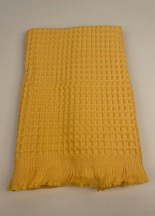 Рушник 70х140 см waffle mustard