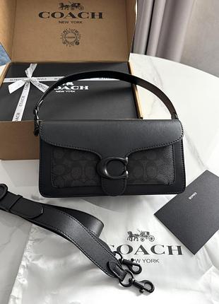 Coach tabby black 1:1 (дефект подряпини на лого, пошкоджені карабіни)