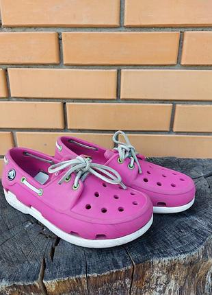 Мокасини топсайдери crocs