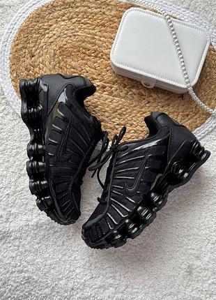 Стильні кросівки nike shox tl black